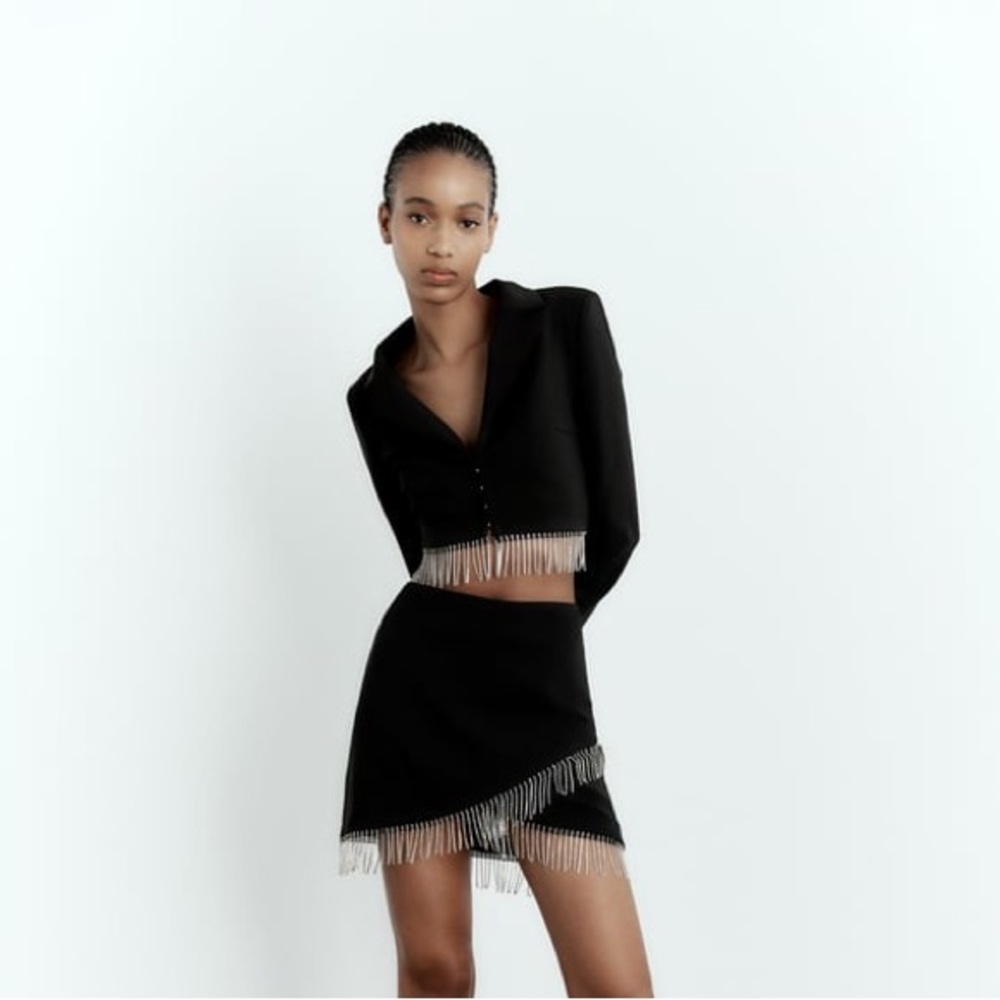 Zara Shiny Mini Skirt